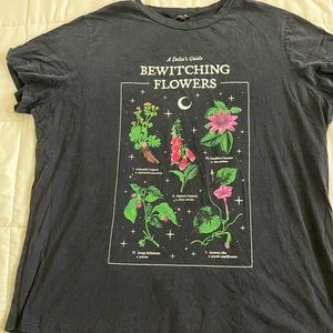 Delia’s Dolls Kill Bewitching Flowers Graphic Tee